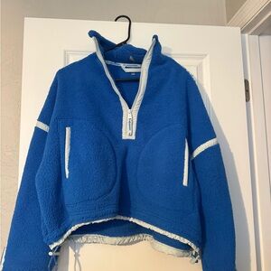 Free People Mountain Half Zip Fleece